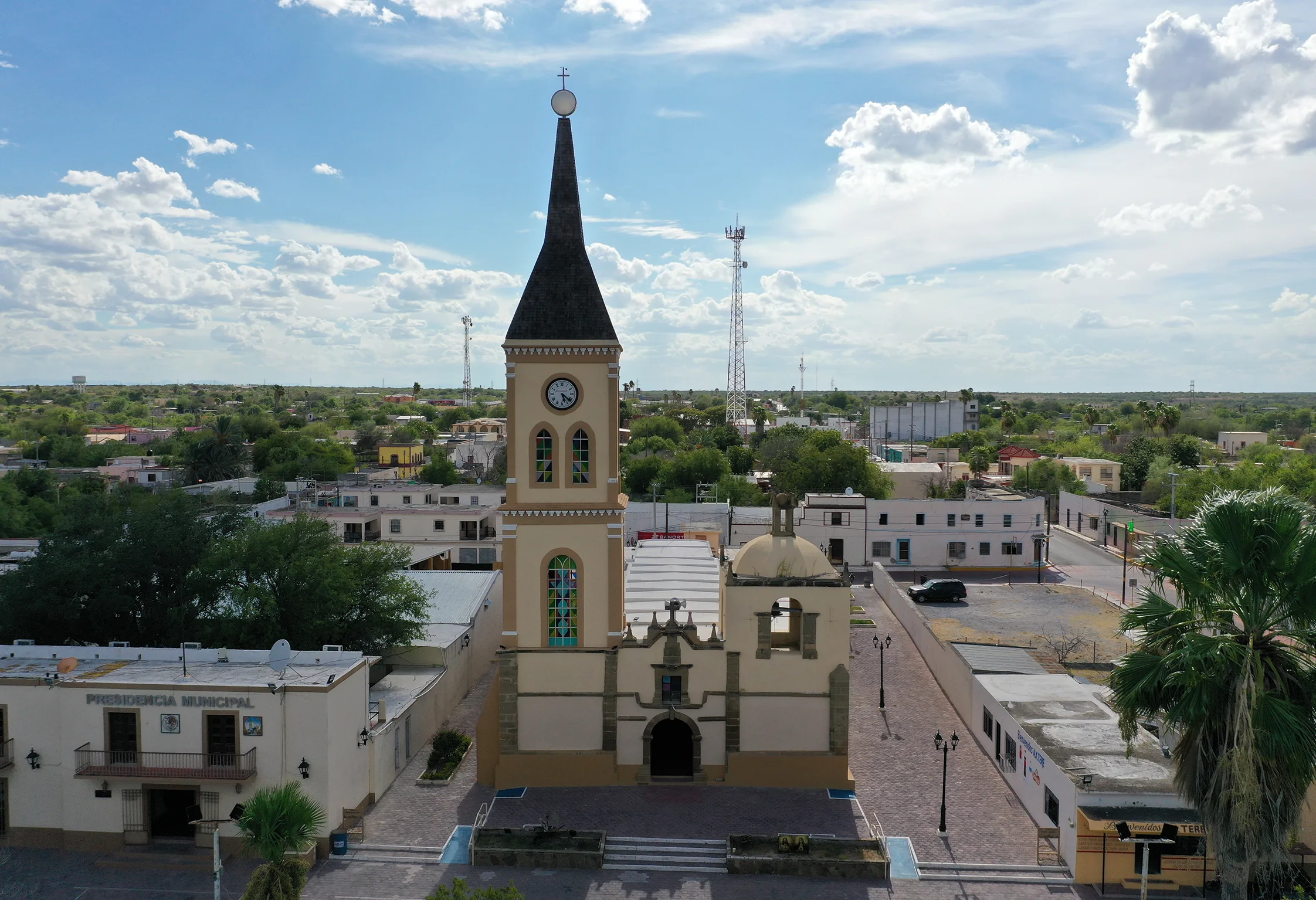 Vista de la Parroquia de la Purísima Concepción